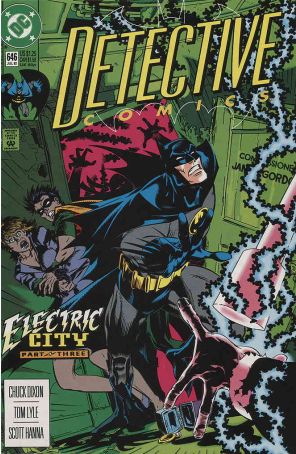 Detective Comics 646 published by DC with cover art by Michael Golden