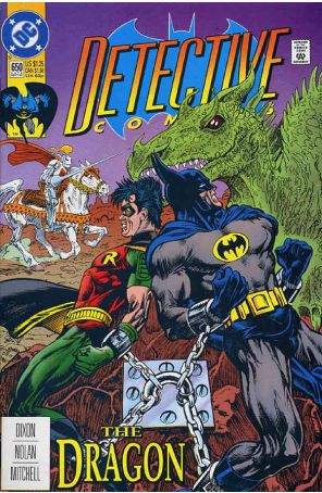 Detective Comics 650 published by DC with cover art by Alan Weiss