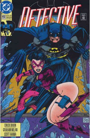 Detective Comics 652 published by DC with cover art by Travis Charest