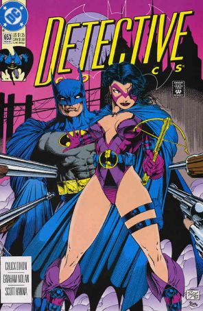 Detective Comics 653 published by DC with cover art by Travis Charest