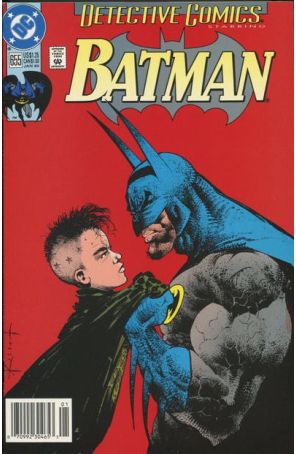 Detective Comics 655 (Newsstand) published by DC with cover art by Sam Kieth