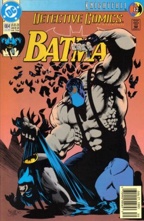 Detective Comics 664 (Newsstand) published by DC with cover art by Kelley Jones
