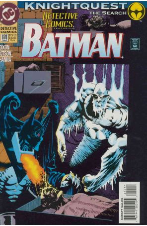 Detective Comics 670 published by DC with cover art by Kelley Jones