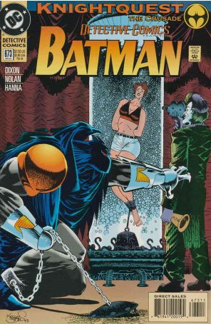 Detective Comics 673 published by DC with cover art by Kelley Jones
