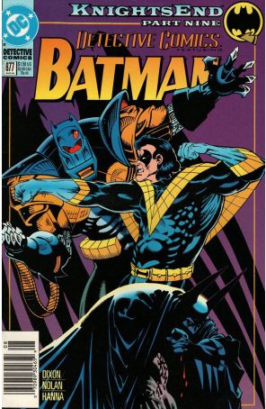 Detective Comics 677 (Newsstand) published by DC with cover art by Kelley Jones
