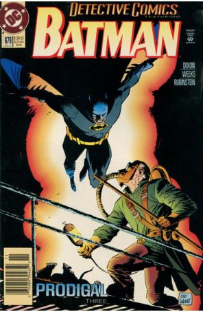 Detective Comics 679 (Newsstand) published by DC with cover art by Lee Weeks