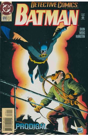 Detective Comics 679 published by DC with cover art by Lee Weeks