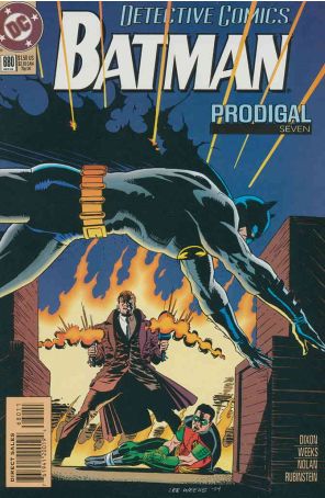 Detective Comics 680 published by DC with cover art by Lee Weeks
