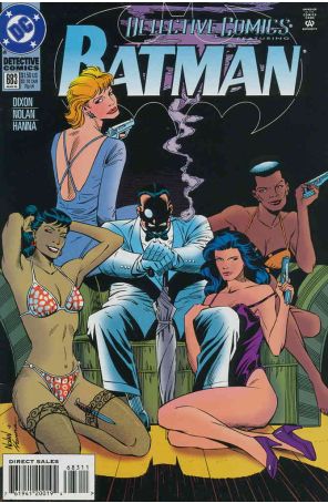 Detective Comics 683 published by DC with cover art by Graham Nolan