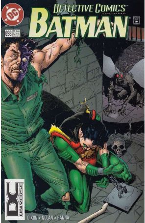 Detective Comics 698 (2nd) published by DC with cover art by Graham Nolan