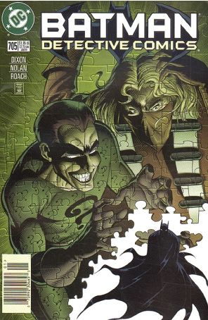 Detective Comics 705 (Newsstand) published by DC with cover art by Graham Nolan