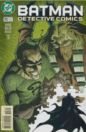 Detective Comics 705 published by DC with cover art by Graham Nolan