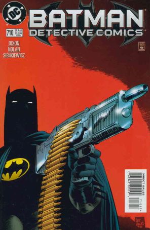 Detective Comics 710 published by DC with cover art by Lee Weeks