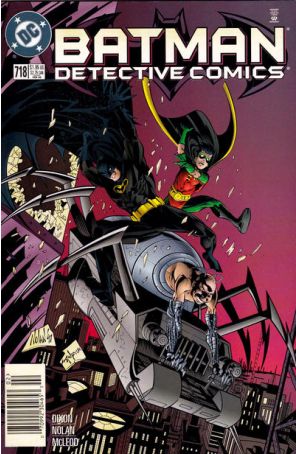 Detective Comics 718 (Newsstand) published by DC with cover art by Graham Nolan