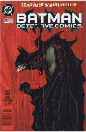 Detective Comics 719 (Newsstand) published by DC with cover art by Bill Sienkiewicz