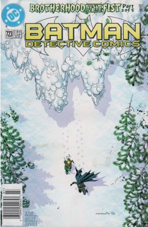 Detective Comics 723 (Newsstand) published by DC with cover art by Rodolfo Damaggio