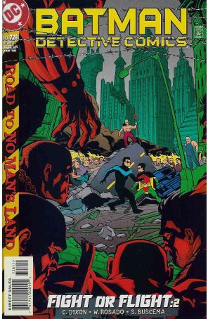 Detective Comics 728 published by DC with cover art by Brian Stelfreeze
