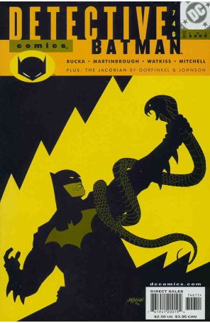 Detective Comics 746 published by DC with cover art by Dave Johnson