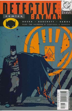 Detective Comics 757 published by DC with cover art by Dave Johnson