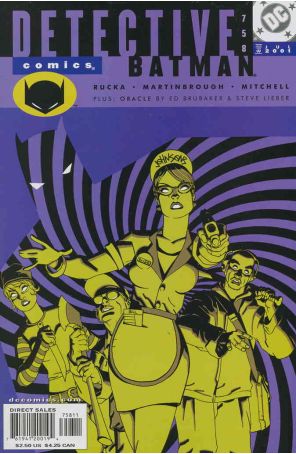 Detective Comics 758 published by DC with cover art by Dave Johnson