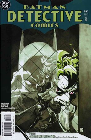 Detective Comics 781 published by DC with cover art by Tim Sale
