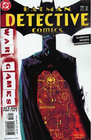 Detective Comics 797 published by DC with cover art by Jock