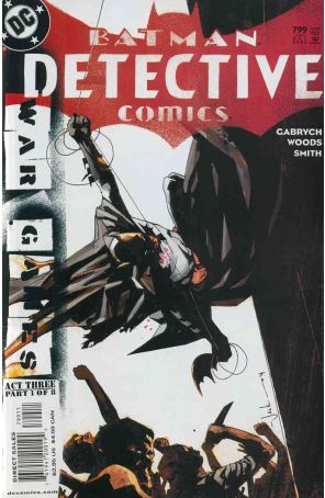 Detective Comics 799 published by DC with cover art by Jock