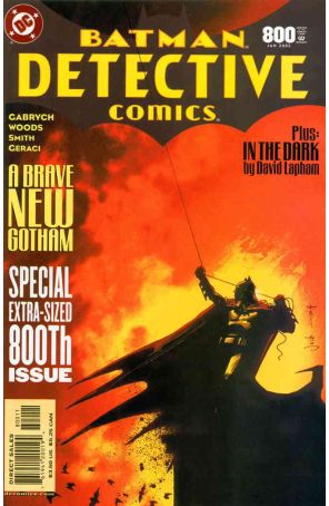 Detective Comics 800 published by DC with cover art by Jock