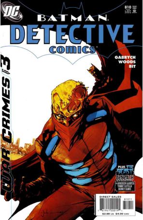 Detective Comics 810 published by DC with cover art by Jock