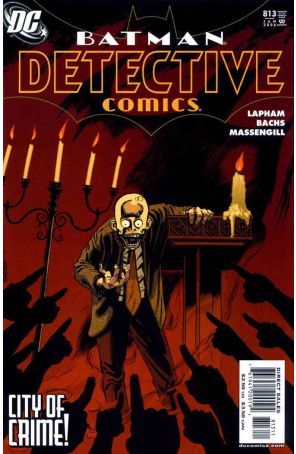 Detective Comics 813 published by DC with cover art by David Lapham