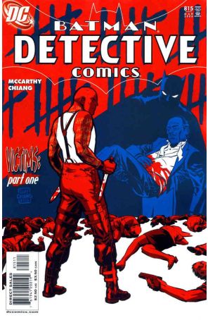 Detective Comics 815 published by DC with cover art by Cliff Chiang