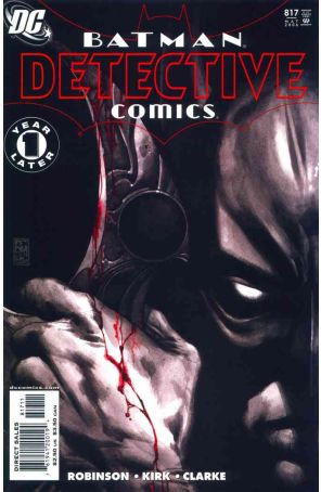 Detective Comics 817 published by DC with cover art by Simone Bianchi