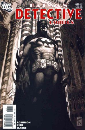 Detective Comics 820 published by DC with cover art by Simone Bianchi