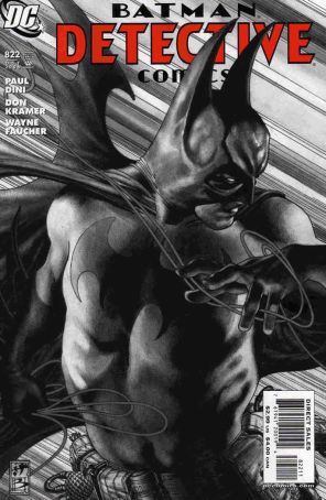 Detective Comics 822 published by DC with cover art by Simone Bianchi