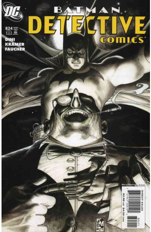 Detective Comics 824 published by DC with cover art by Simone Bianchi
