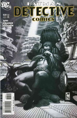 Detective Comics 828 published by DC with cover art by Simone Bianchi