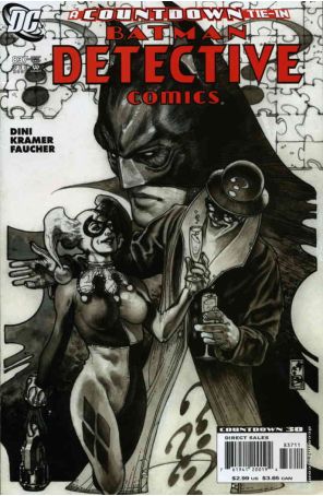 Detective Comics 837 published by DC with cover art by Simone Bianchi