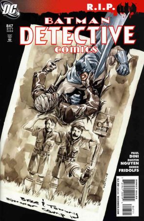 Detective Comics 847 published by DC with cover art by Dustin Nguyen