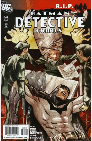 Detective Comics 849 published by DC with cover art by Dustin Nguyen