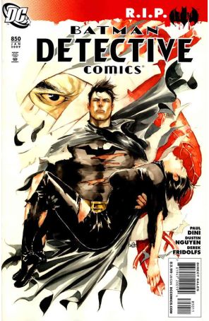 Detective Comics 850 published by DC with cover art by Dustin Nguyen