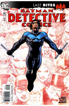 Detective Comics 851A published by DC with cover art by Tony Daniel
