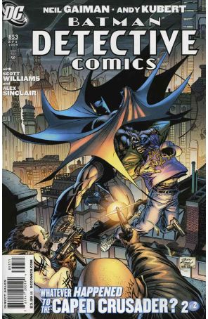 Detective Comics 853 published by DC with cover art by Andy Kubert
