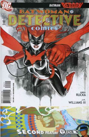 Detective Comics 854 published by DC with cover art by J.H. Williams III