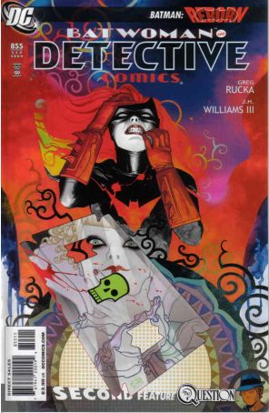 Detective Comics 855 published by DC with cover art by J.H. Williams III