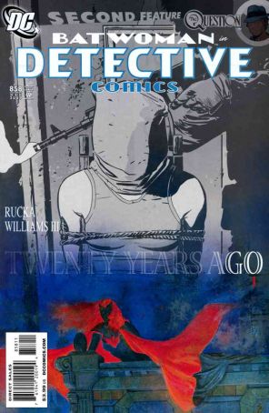 Detective Comics 858 published by DC with cover art by J.H. Williams III