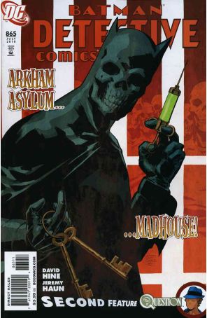 Detective Comics 865 published by DC with cover art by Cliff Chiang