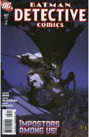 Detective Comics 867 published by DC with cover art by Peter Nguyen