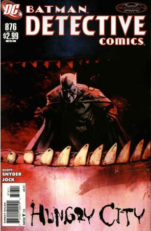 Detective Comics 876 published by DC with cover art by Jock