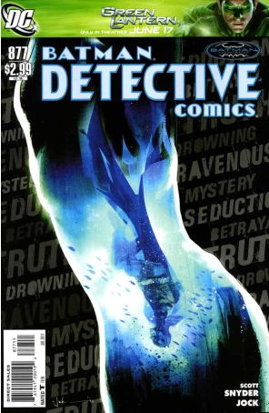 Detective Comics 877 published by DC with cover art by Jock