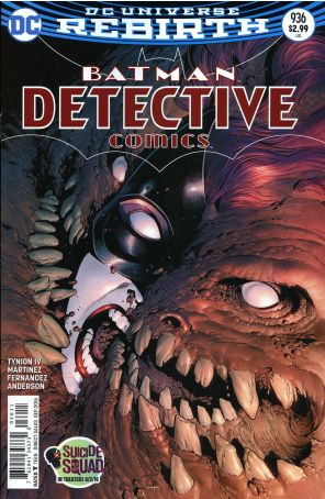 Detective Comics 936 published by DC with cover art by Eddy Barrows